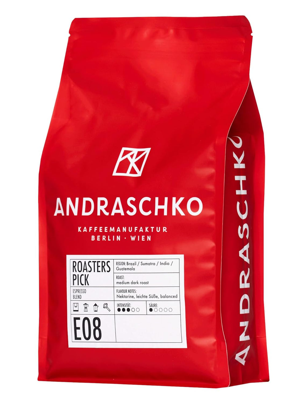Roasters Pick Espresso Blend - 100% Arabica, ganze Bohne - vielschichtige Röstung - frisch in Berlin geröstet - 500g