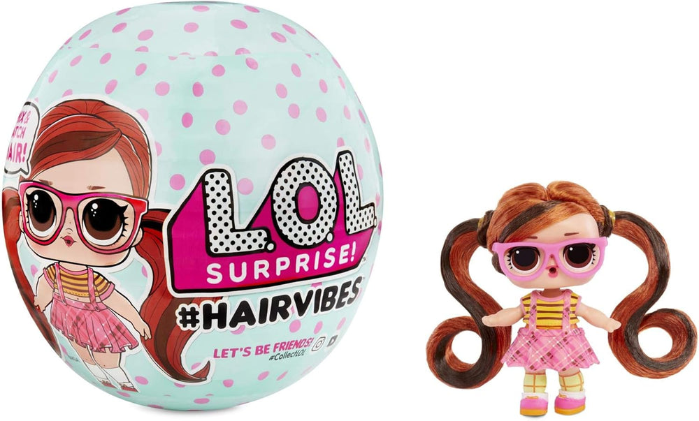 Poupées à collectionner LOL Surprise pour filles - Avec 15 surprises et coiffures différentes - #Hairvibes Dolls