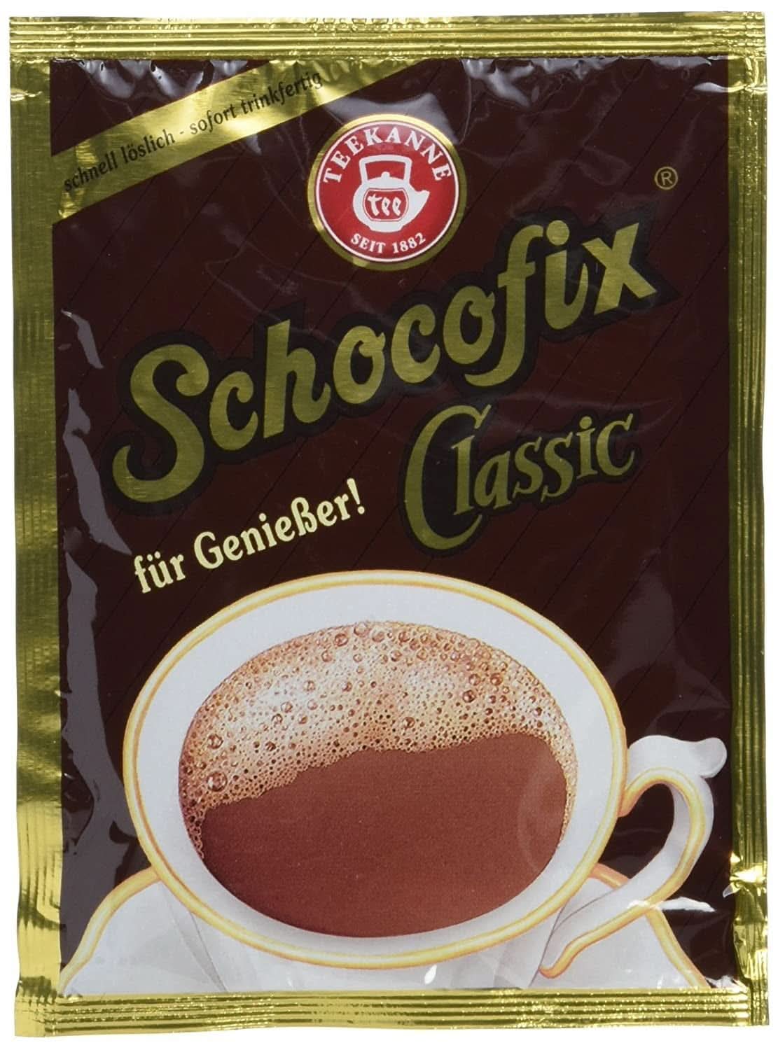 Teekanne Schocofix chocolat à boire, paquet de 50 x 25 grammes Cacao et Chocolat Chaud Naty Shop