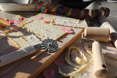 Fackelmann rouleau à pâtisserie, bois, 17 x 6,5 x 4 cm, marron