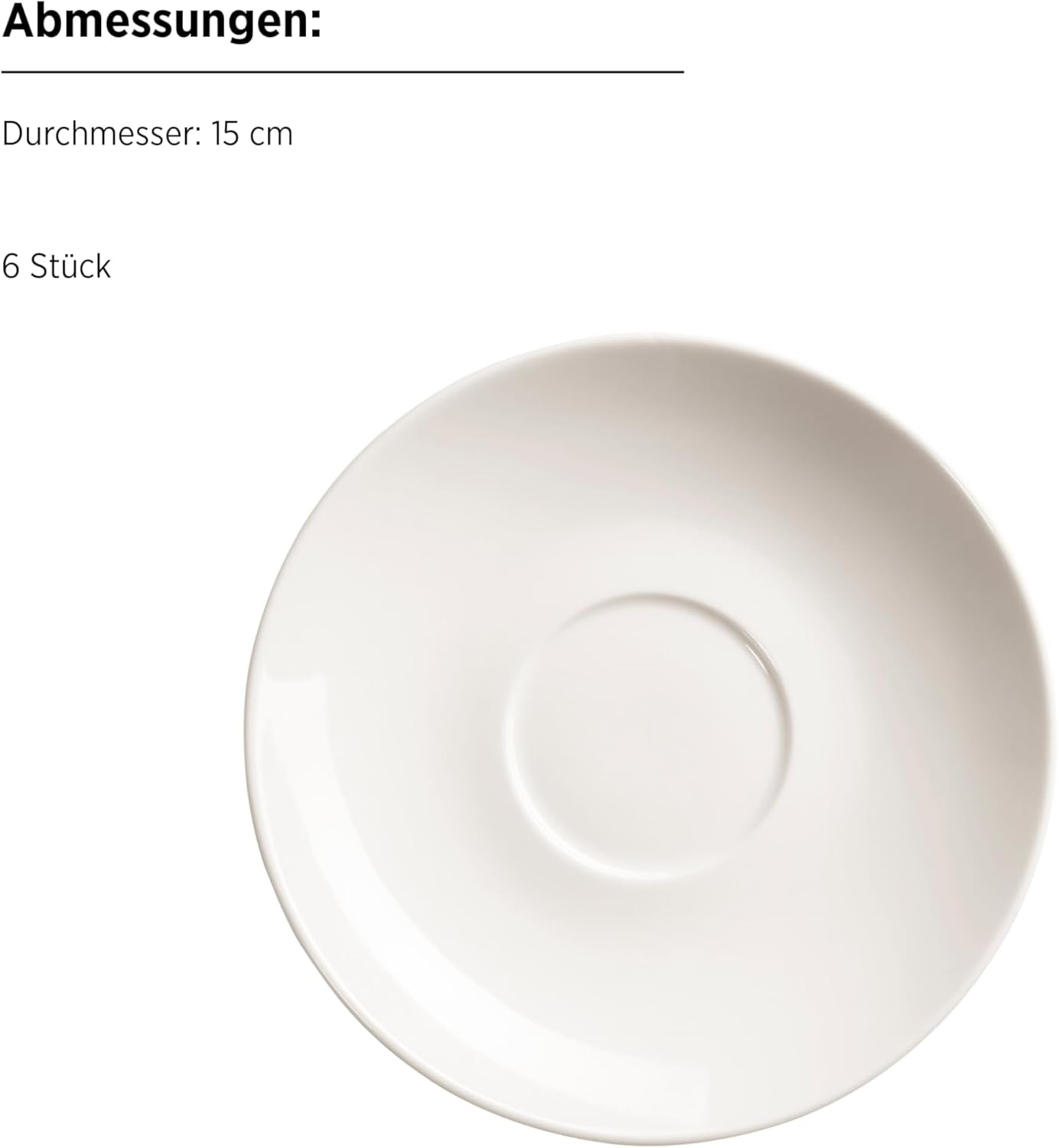 MÄSER 934105 Série Belmira, Service à Café Classique pour 6 Personnes, Service à Café 18 Pièces, Intemporel, Élégant, Délicat, Porcelaine, Blanc