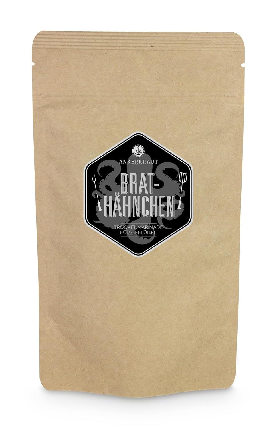 Ankerkraut Brathähnchen, Marinade for knuspriges Hähnchen, Chicken Gewürzsalz for Grill, Backofen et Pfanne, Chicken-Wings selber würzen, BBQ-Rub, 200g im Streuer