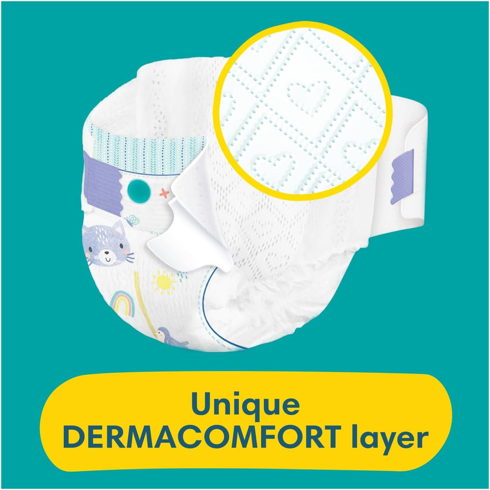 Couches Pampers pour bébés taille 0 (1,5-2,5 kg) protection premium, 24 pièces, confort et protection Pampers Softest