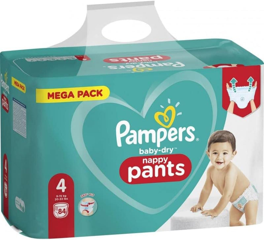 Couches Pampers 81657566 Pantalon Baby-Dry, blanc