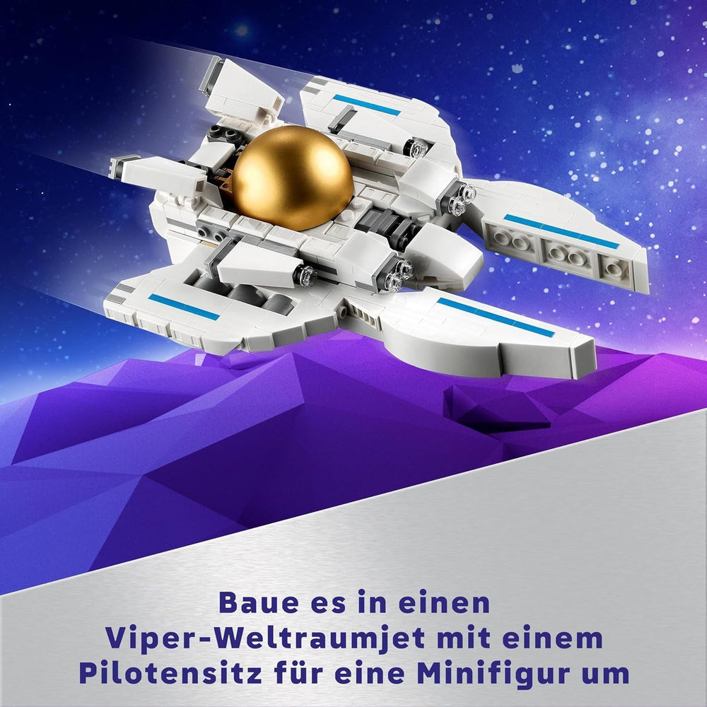 LEGO Creator Jouet astronaute spatial 3 en 1, kit de modèle de chien et de vaisseau spatial pour enfants, décorations de maternelle, cadeau créatif pour garçons et filles de 9 ans 31152 Ensembles de construction Besuche den LEGO-Store