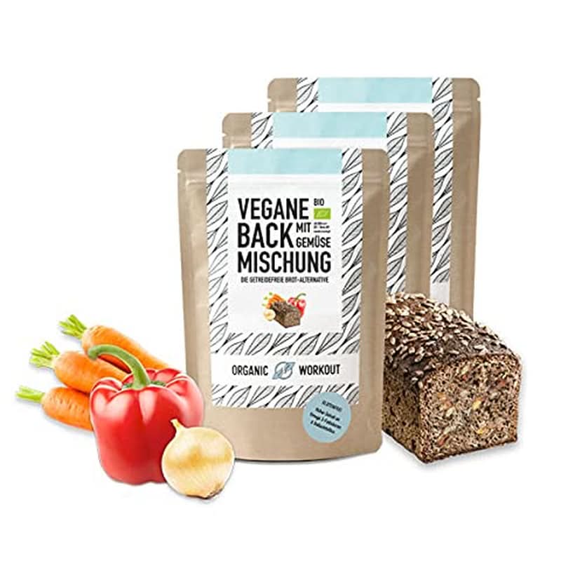 PALEO-BACKMIX, Organic, Pâine fără gluten Bucatarie Naty Shop 3 bucati Legume