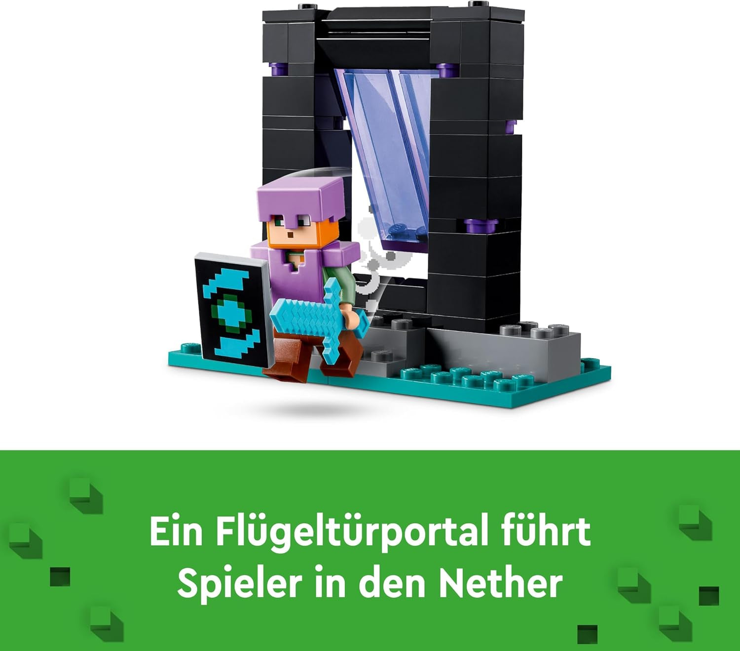 LEGO Minecraft The Armory Playset avec figurines de héros, armes jouets et figurine d'Alex, jouet d'action pour garçons et filles, cadeau pour les joueurs et les enfants de 7 ans 21252 Ensembles de construction Besuche den LEGO-Store
