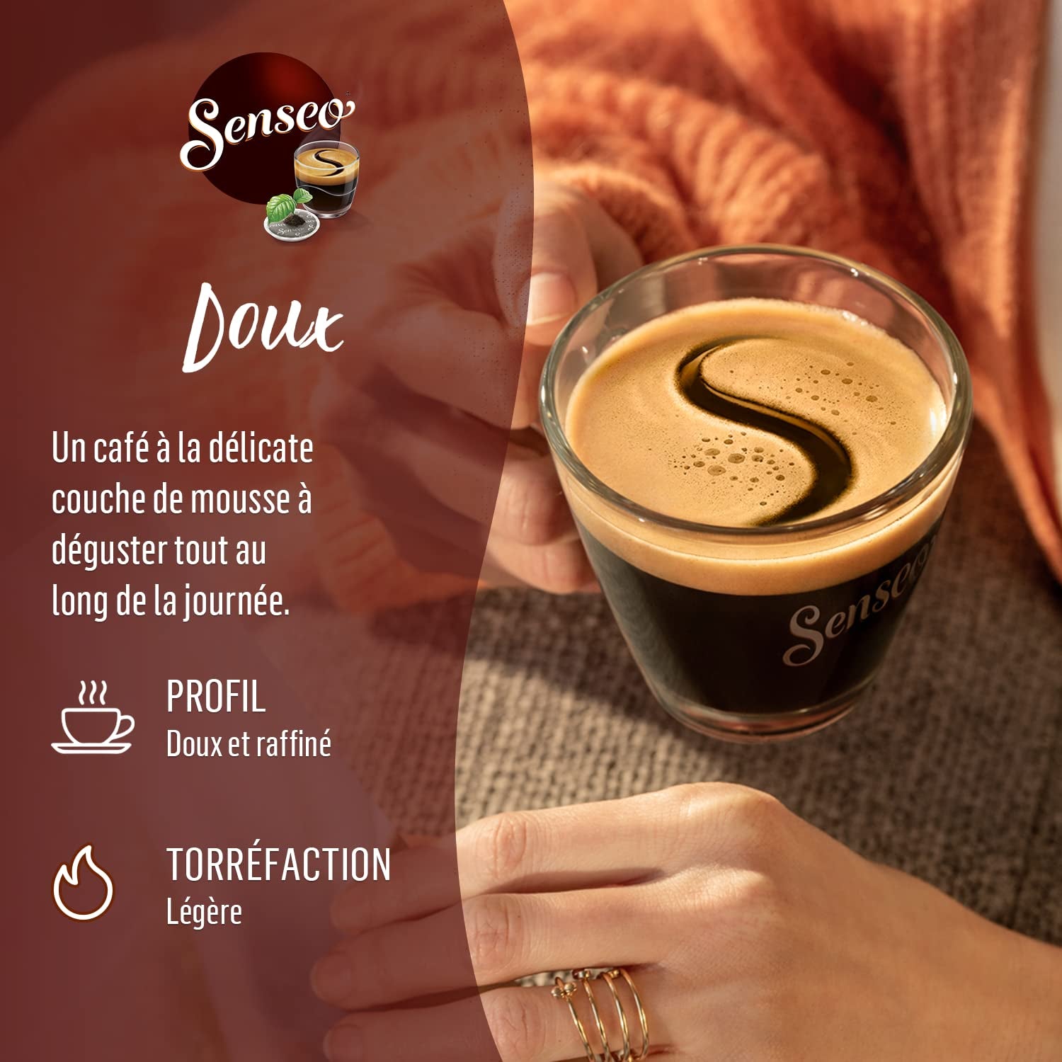 Senseo Kaffeepads Doux Sanft 54 ​​tampons