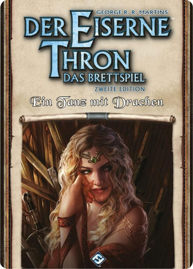 Fantasy Flight Games, Throne of Iron : The Board Game 2nd Edition - Mother of Dragons, extension, jeu expert, jeu de stratégie, 3-8 joueurs, 14 ans et plus, 180 minutes, allemand