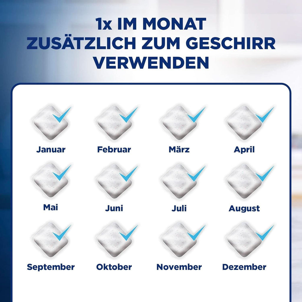 Finish Machine Cleaner Tabs - Pastile pentru mașina de spălat vase împotriva murdăriei și grăsimii din interiorul mașinii de spălat vase, 3 pastile Naty Shop