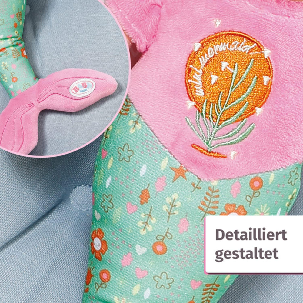 BABY born Sirène pour bébés, poupée douce lavable, poupée sirène avec tête en vinyle souple, 33 cm de haut, 832288 Zapf Creation