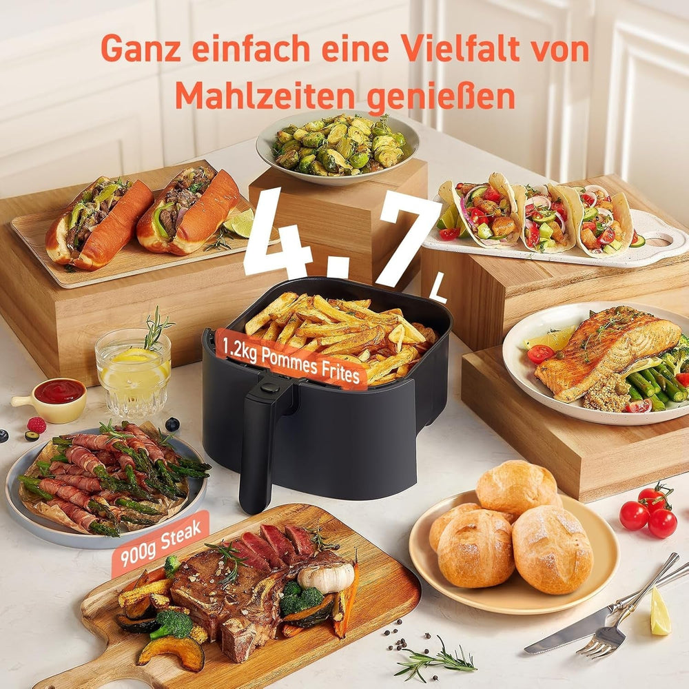 COSORI Airfryer, friteuse à air chaud 7 en 1 4,7 L, max 230 ℃ et bruit 55DB, plus de 100 recettes électroménagers Naty Shop