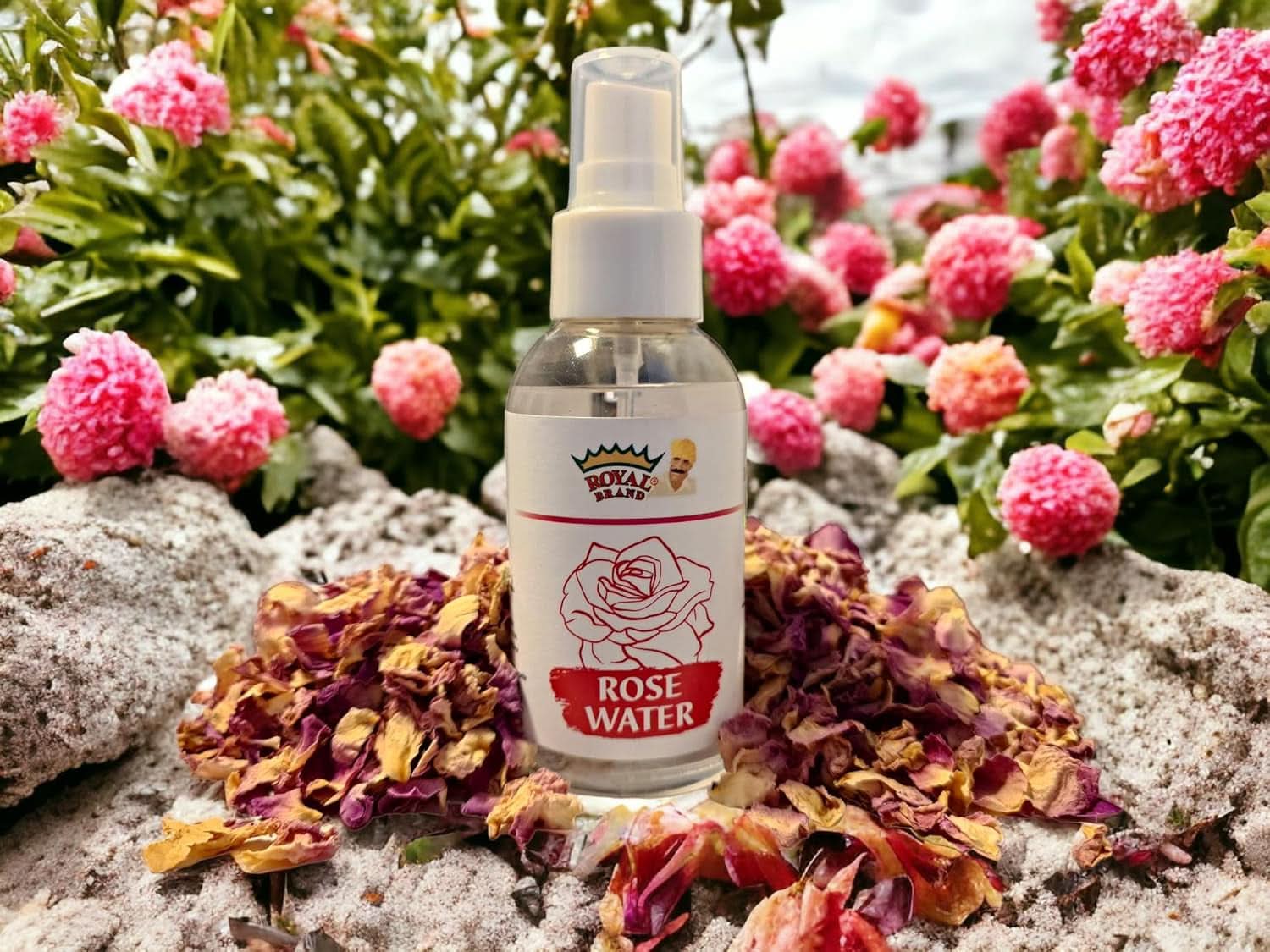 BIO Apă de trandafiri pentru gătit și coacere, 100 ml Arome Naty Shop