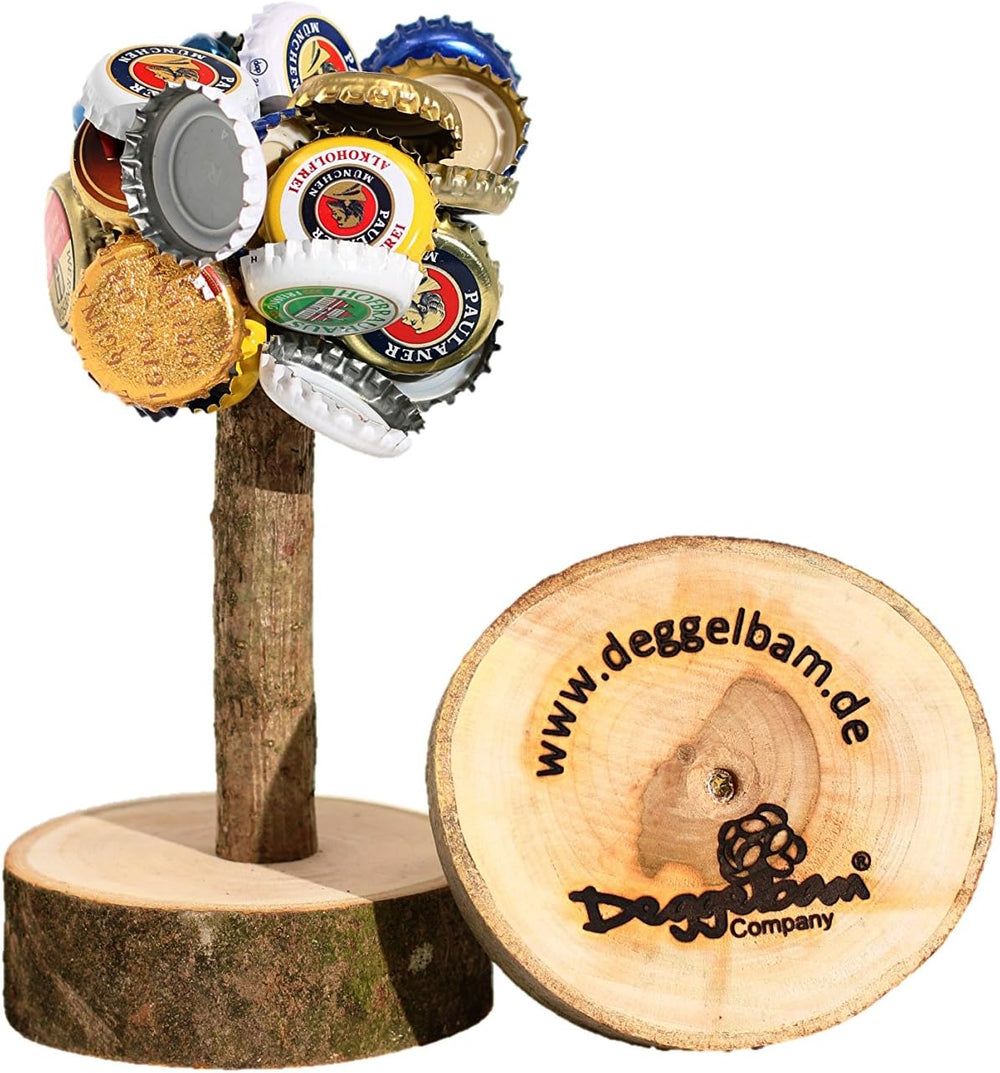 Der Deckelbaum -Naturbelassen- / Magnetbaum/Personalisiert Mit Deinem Wunschtext/Dein Persönliches