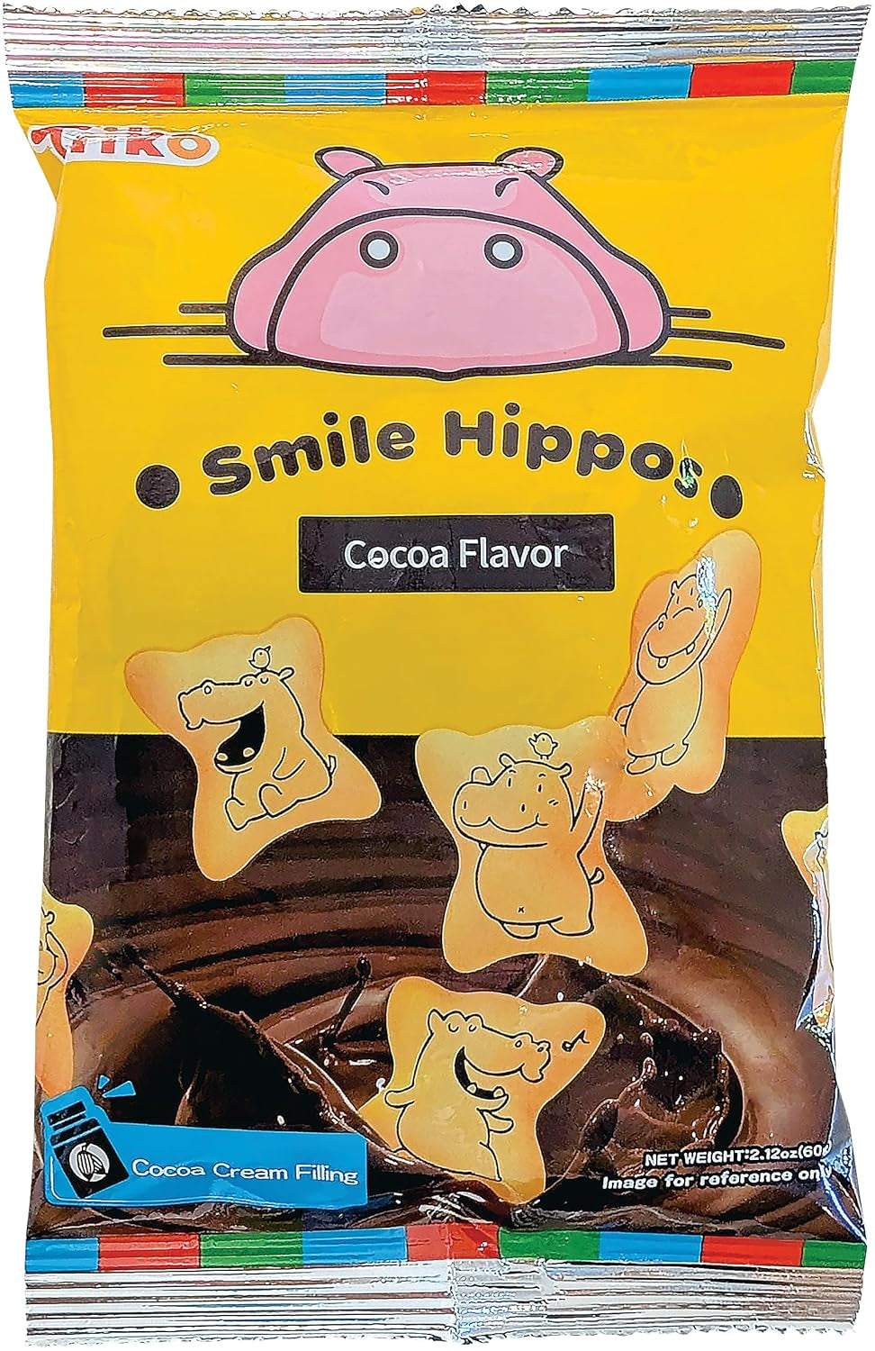 Biscuit Hippo, Saveur Chocolat - 1 X 60 G