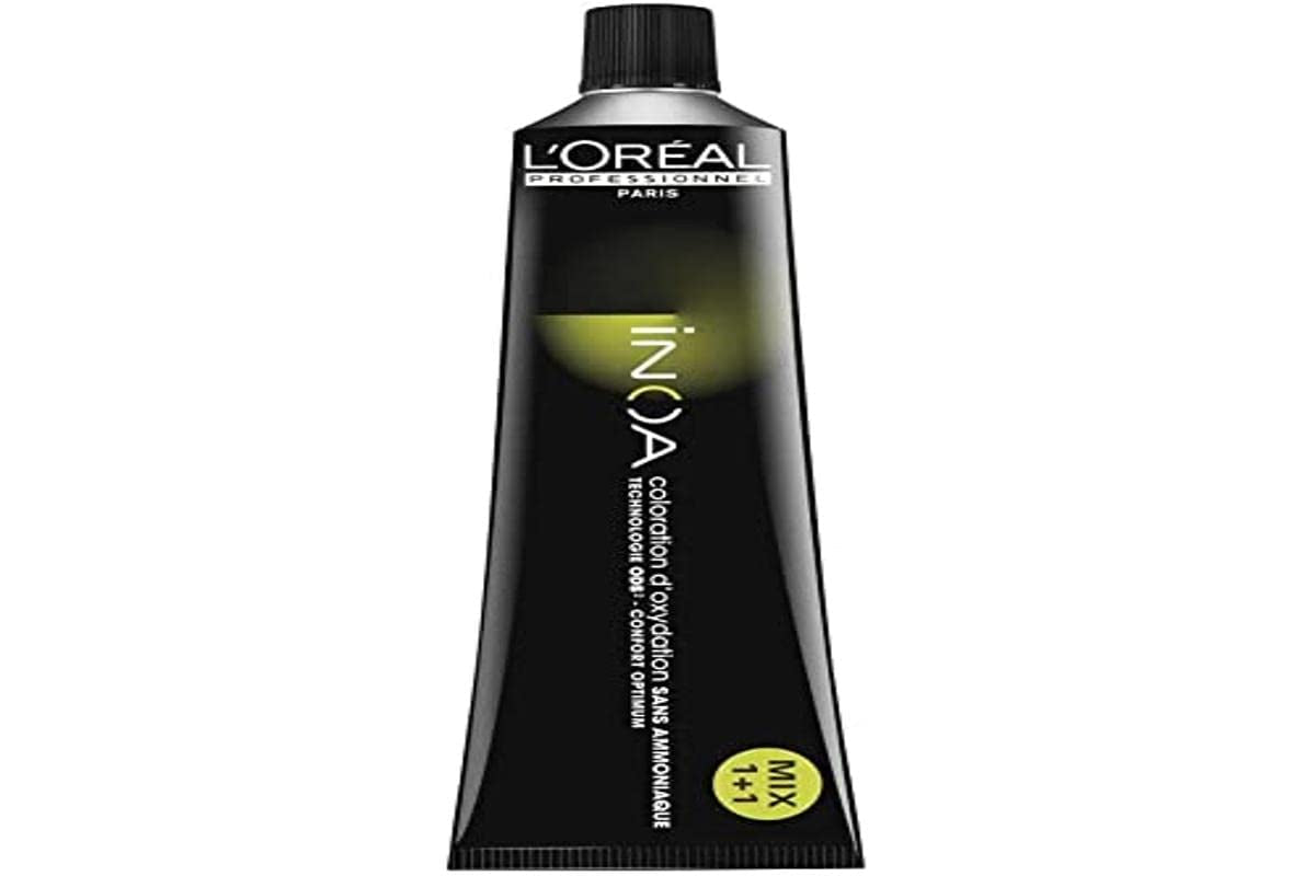 L'Oréal Professionnel INOA Colorație oxidativă fără amoniac 4 maro mediu, 1 pachet, (1x 60 ml)