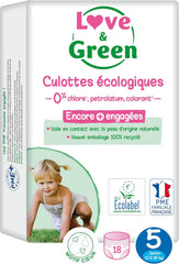 - Gesunde und ekologischen Diadeln Größe 6 (+16 kg), 1-Monatspackung (72 Pants) — saugfähig, auslaufsicher und free von unerwünschten Inhaltsstoffen (L'emballage peut varier)