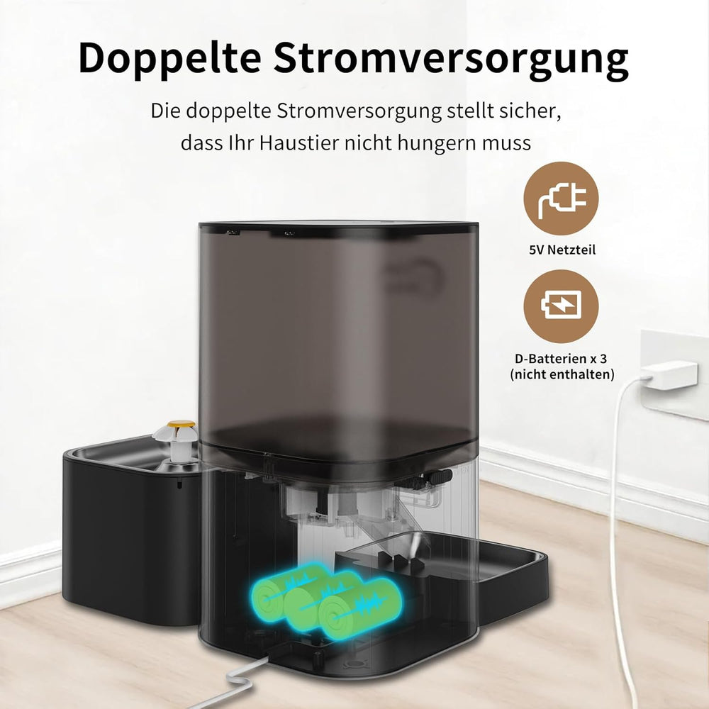 Distributeur d'eau et de vidange automatique 2 en 1 pour toilettes, distributeur d'eau de 6 litres à gros volume + distributeur d'eau de 2,5 litres avec utilisation d'applications, de nettoyage et d'entretien ponctuel