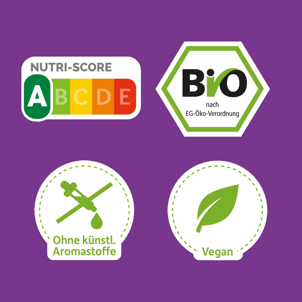 FRECHE FREUNDE KIDS, Bobs & DIKKAs Muesli croquant à la banane et au cacao, Muesli croquant au chocolat pour enfants, faible teneur en sucre, sans additifs, 100 % végétalien, 6 pièces (6 x 280 g)