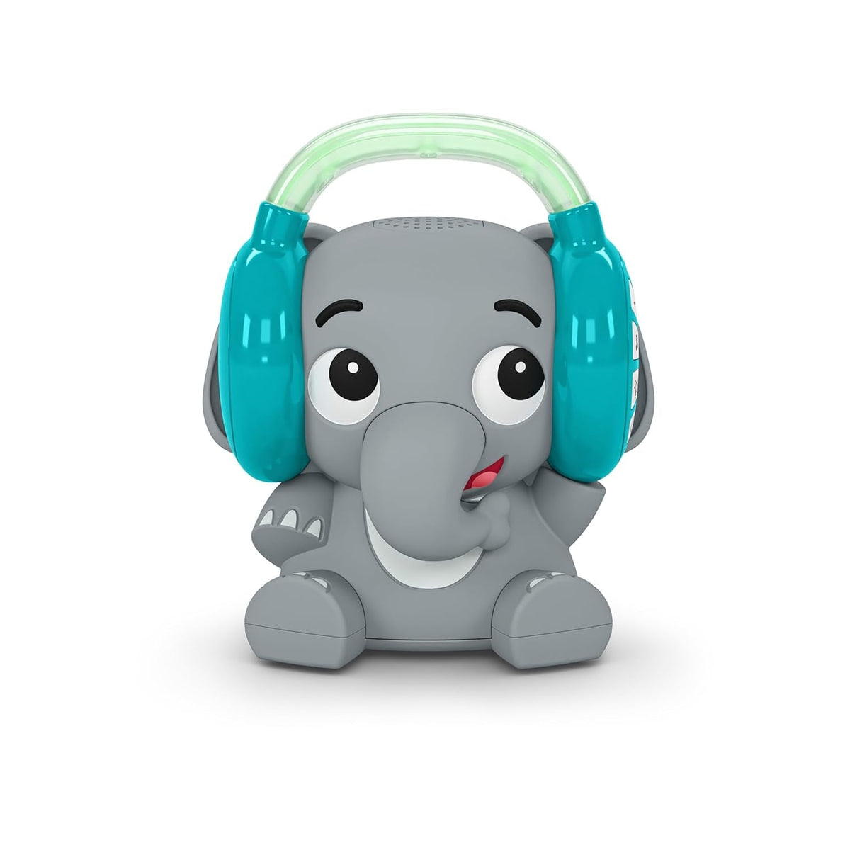 Baby Einstein Earl the Elephant Bluetooth Sound Machine, sistem de muzică + lumină de noapte, de la bebeluș la copil mic Jucarii Bebe Naty Shop Mașină de sunet Earl