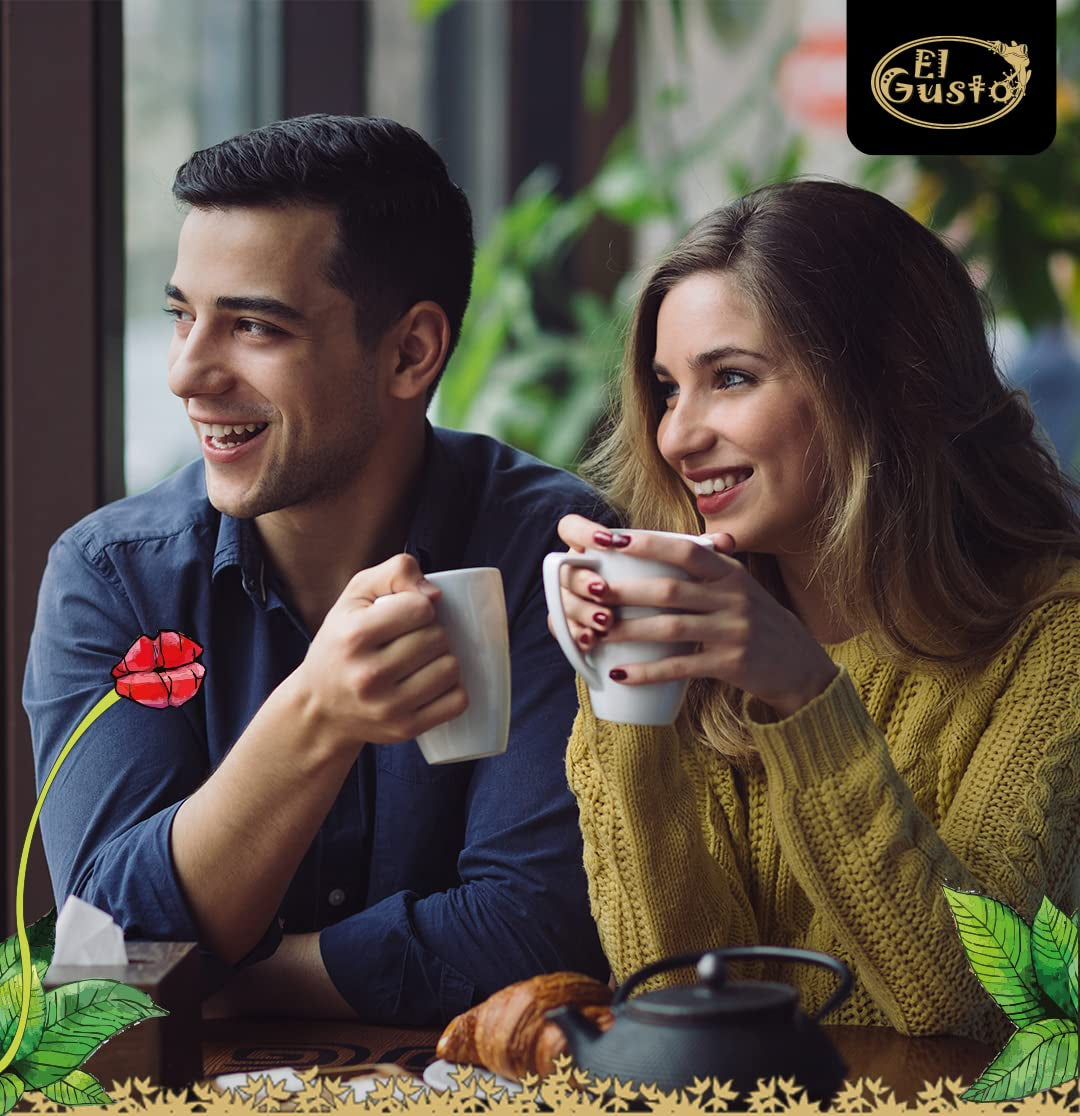 El Gusto Espresso Kaffee aus Ganzen Bohnen au Costa Rica, Dunkel Geröstet, Creative Mischung, 100% Arabica, Frischer Gourmet-Kaffee 3er Pack