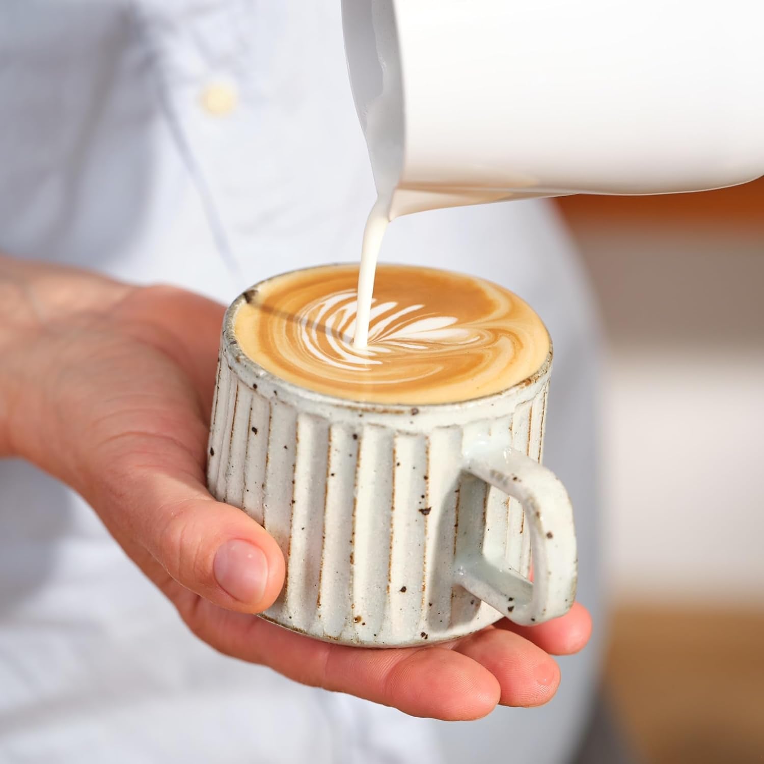 À la maison Barista Caffé Crema Forte 1000g de grains entiers