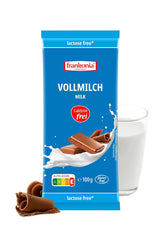 CHOCOLAT frankonia Chocolat au lait entier sans lactose ni gluten, 100 g