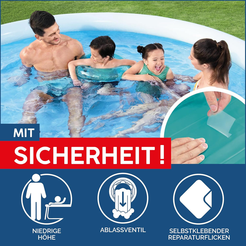 Piscine hors sol Bestway Fast Set sans pompe 305 x 66 cm, bleue, ronde (57456)