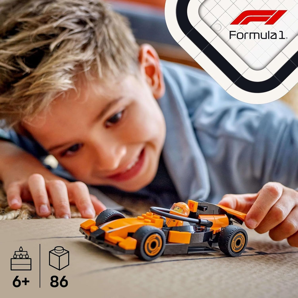 LEGO City F1 Racer avec voiture de course Mclaren - Modèle de jouet de Formule 1 avec voiture de course et figurine - petit cadeau pour garçons et filles à partir de 6 ans ou fans de sports mécaniques 60442 Jeux de construction Besuche den LEGO-Store