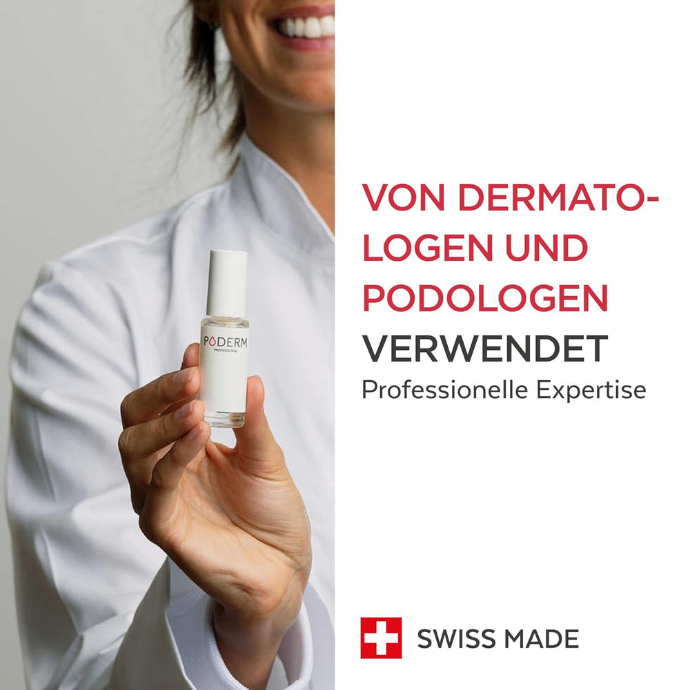 PODERM - STOP ROUGEURS DES ONGLES - Alternative au Laque Amère - Sérum Soin Anti-Stress 100% Naturel - Active la Croissance - Adultes/Enfants - Fabriqué en Suisse
