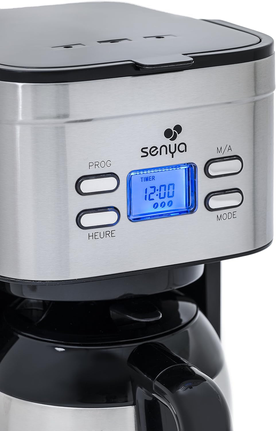 SYBF-CM025 Cafetière chaude, acier inoxydable, 1,2 litres, acier inoxydable