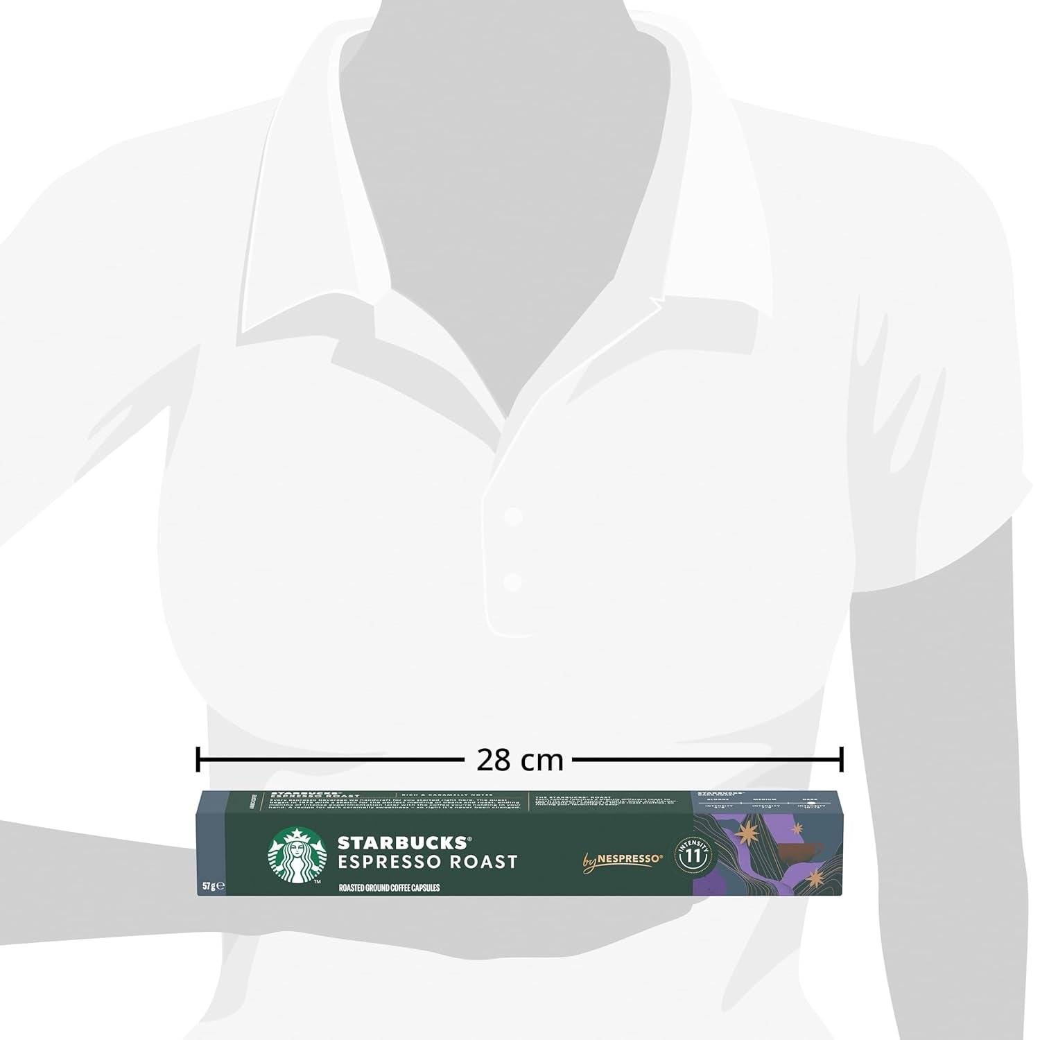 STARBUCKS Coffee Shop Classics – Pack de torréfaction expresso STARBUCKS de Nespresso, capsules de café 10 x 10 (100 capsules) – Exclusivité Amazon