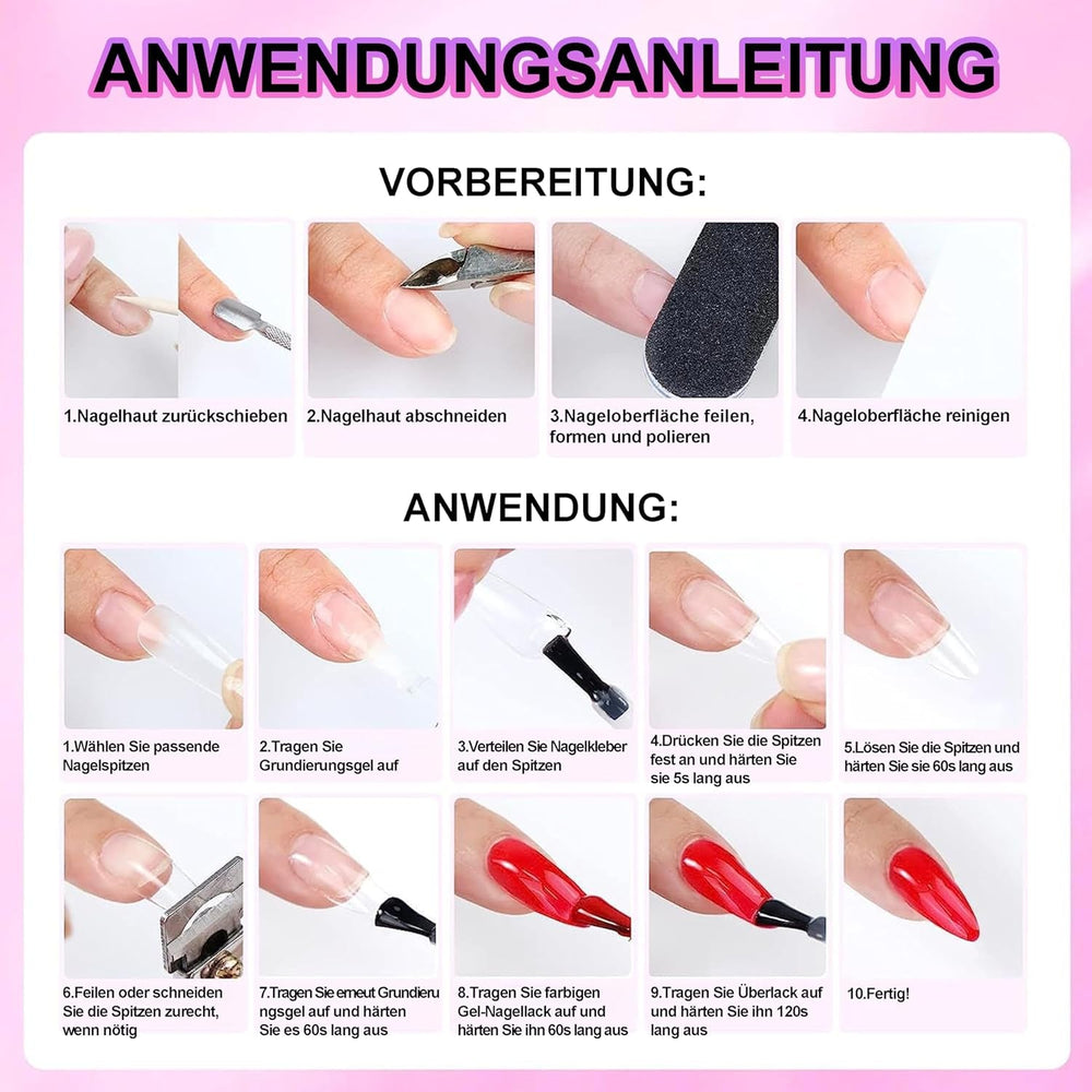 Lot de faux ongles – 240 pièces courtes et carrées, modèle en gel souple, dégradé de blanc nu, colle naturelle sur faux ongles pour femme, à faire soi-même (dégradé nu, 240X)