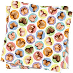 Șervețele murdare mini boob style, 1 bucată, șervețel pentru petrecerea burlacilor, prosop de hârtie, mediu, multicolor, 2 straturi, hârtie