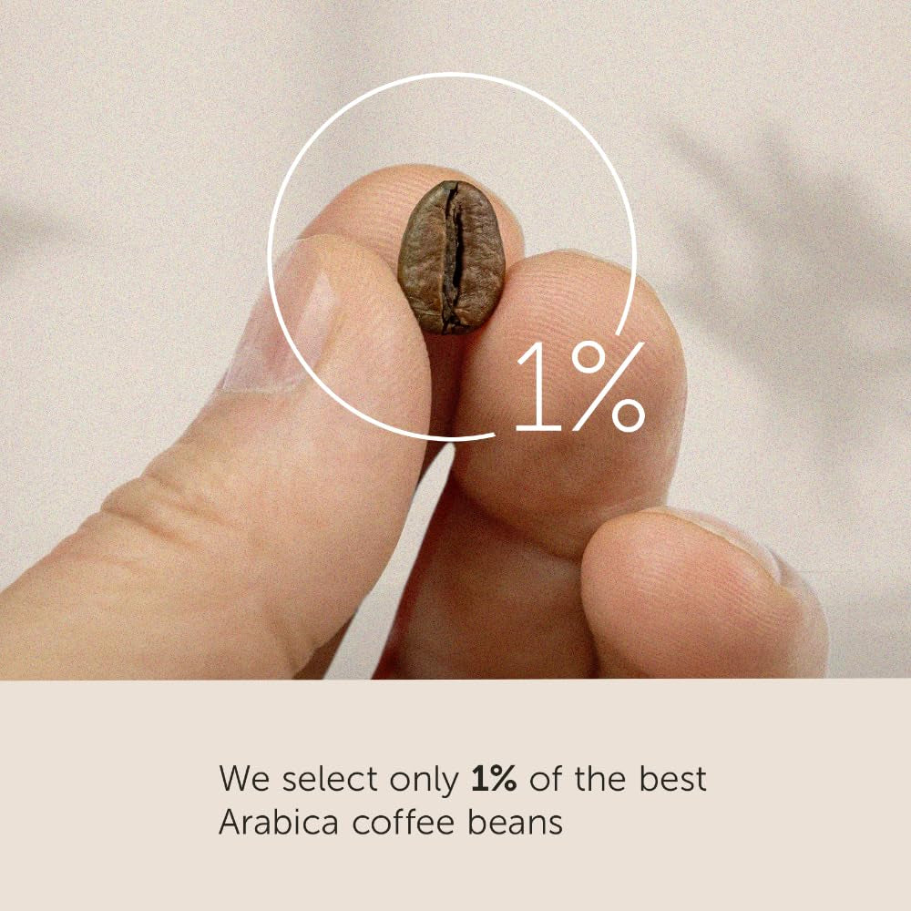 illy, Kaffee E.S.E. Pads Einzeldosis CLASSICO, 100% Arabica avec notes de fleurs d'oranger et de jasmin, sachets de sucre et de sucre, 1 paquet avec 18 capsules compostables