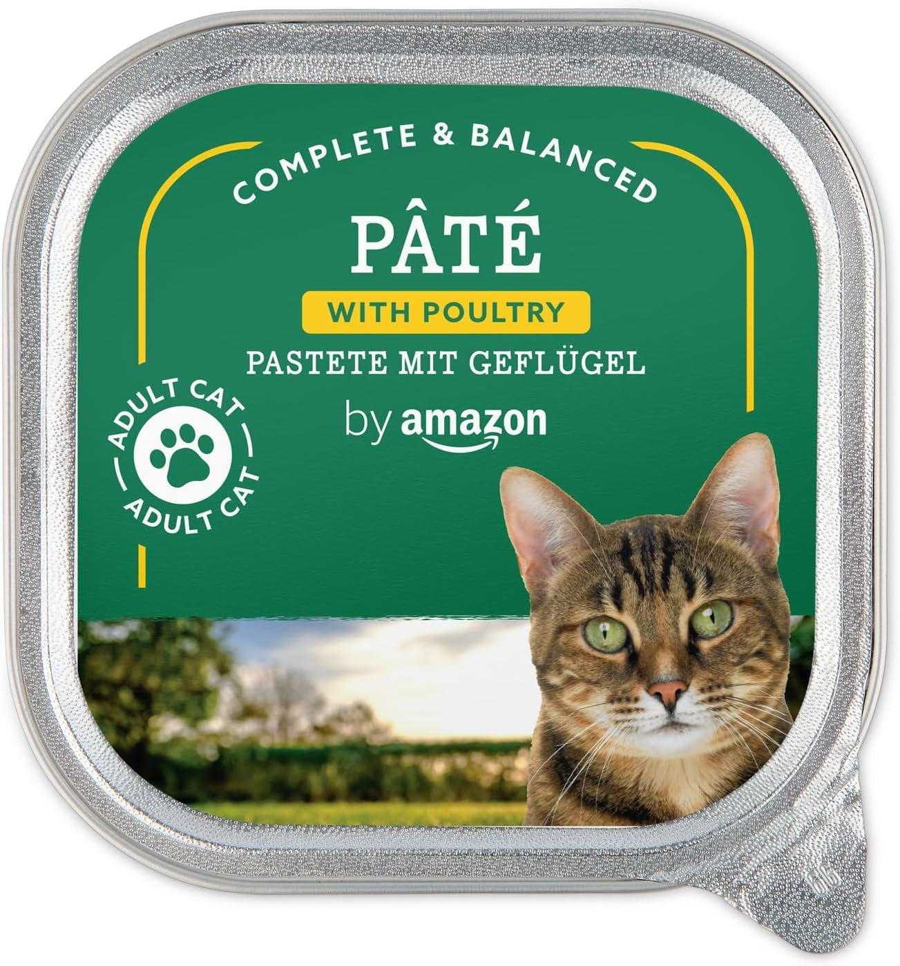 Lifelong by Amazon Katzenfutter, nass, Pastete mit Geflügel, 100 g, 16 pièces