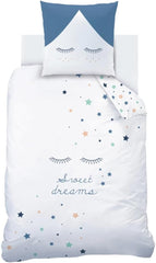 Set de lenjerie de pat pentru copii, reversibila, Stars Lenjerie de pat - copii Naty Shop Default Title