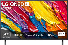 Televizor LG 43QNED82A6B, 43 inch (109 cm), 4K, QNED AI (procesor α7 Gen8 4K AI, webOS 25, 60Hz) [Anul modelului 2025]