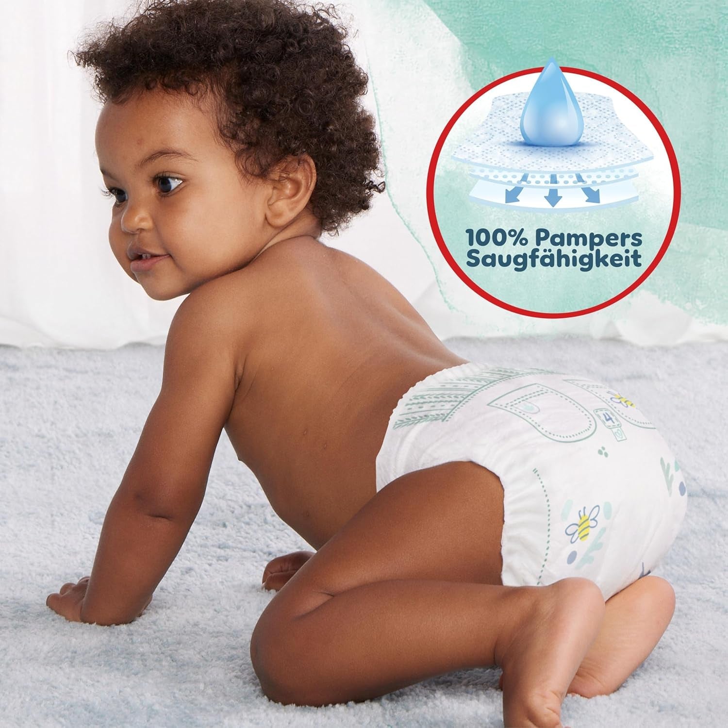 Couches Pampers Harmony Pants taille 4, 168 couches, 9 kg - 15 kg, protection douce de la peau et confort à 360°