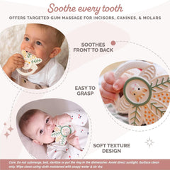 Sophie la girafe - Anneau de dentition aux mille feuilles Sophie la girafe - Jouet à mâcher - Caoutchouc - Textures variées - Pour bébé dès 0 mois