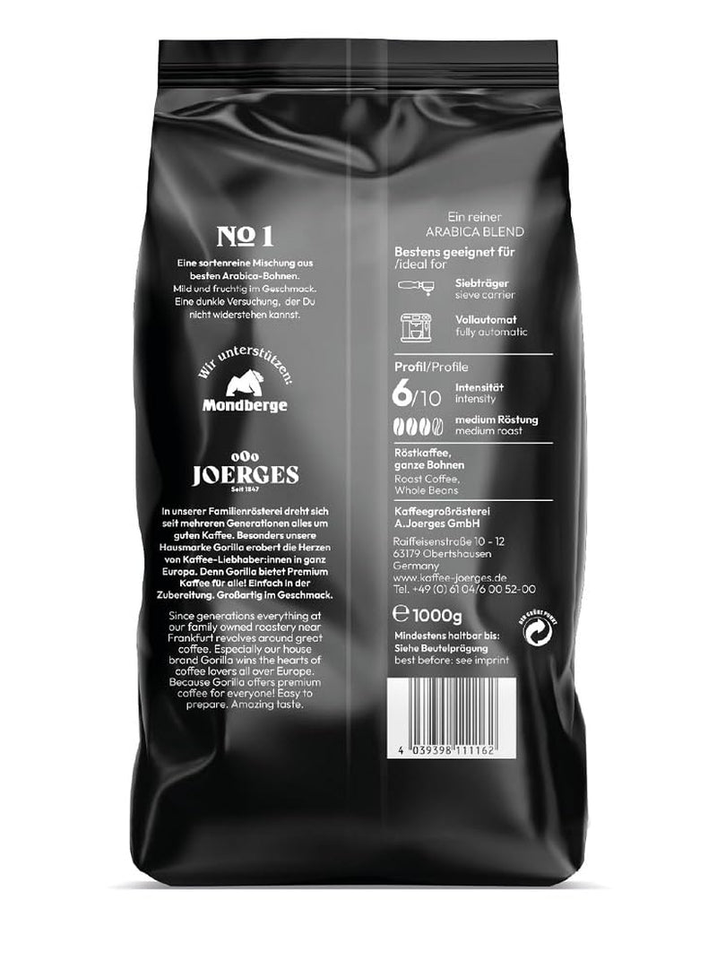 Joerges dark_roast, Espresso Cream No.1, 1 kg (Packung mit 2)