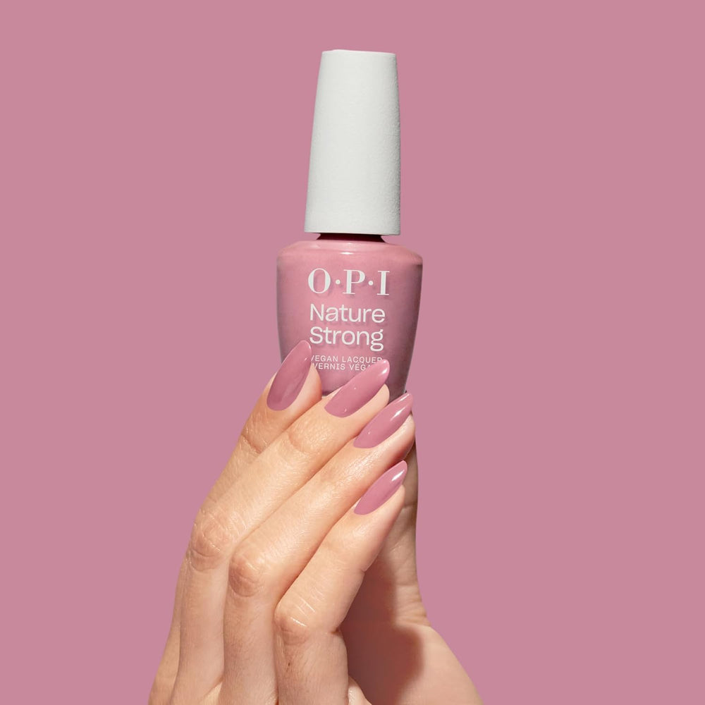 OPI Nature Strong Pink and Nude Shades - vernis à ongles longue durée avec une formule innovante et végétalienne contenant des ingrédients naturels - pour des ongles brillants