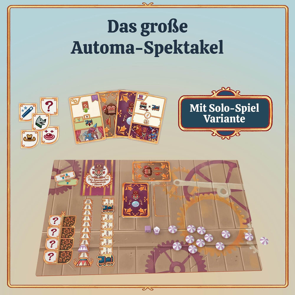 KOSMOS 684648 Jeu de société de cirque à 3 anneaux pour adultes, 12 ans et plus, jeu de stratégie, jeu de fête pour 1 à 4 joueurs, cirque itinérant des États-Unis, fin du 19e siècle