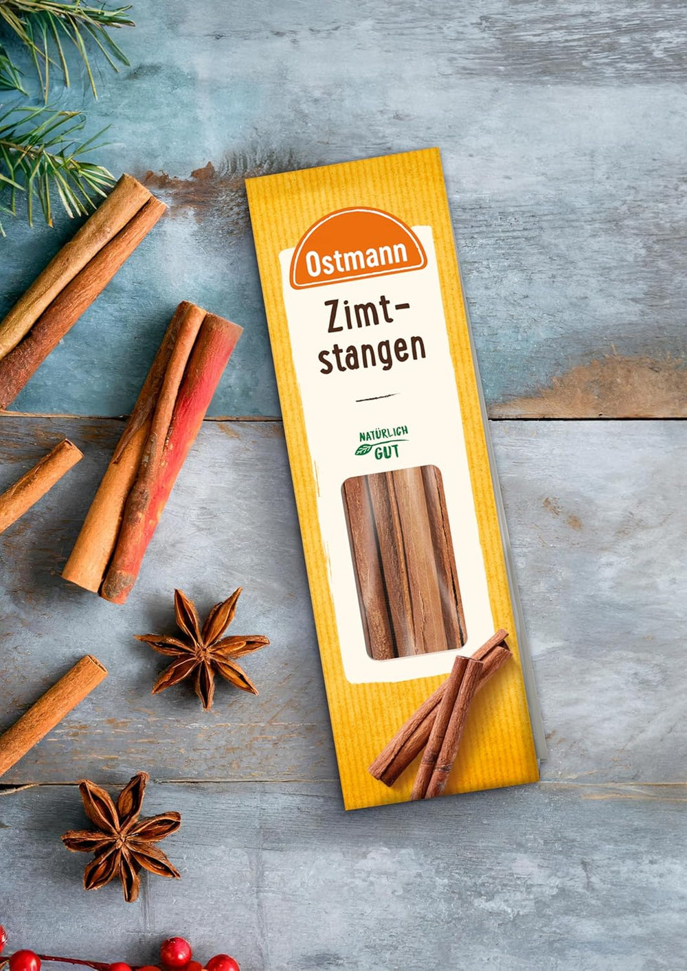 Ostmann Gewürze Zimtstangen, 4 pièces