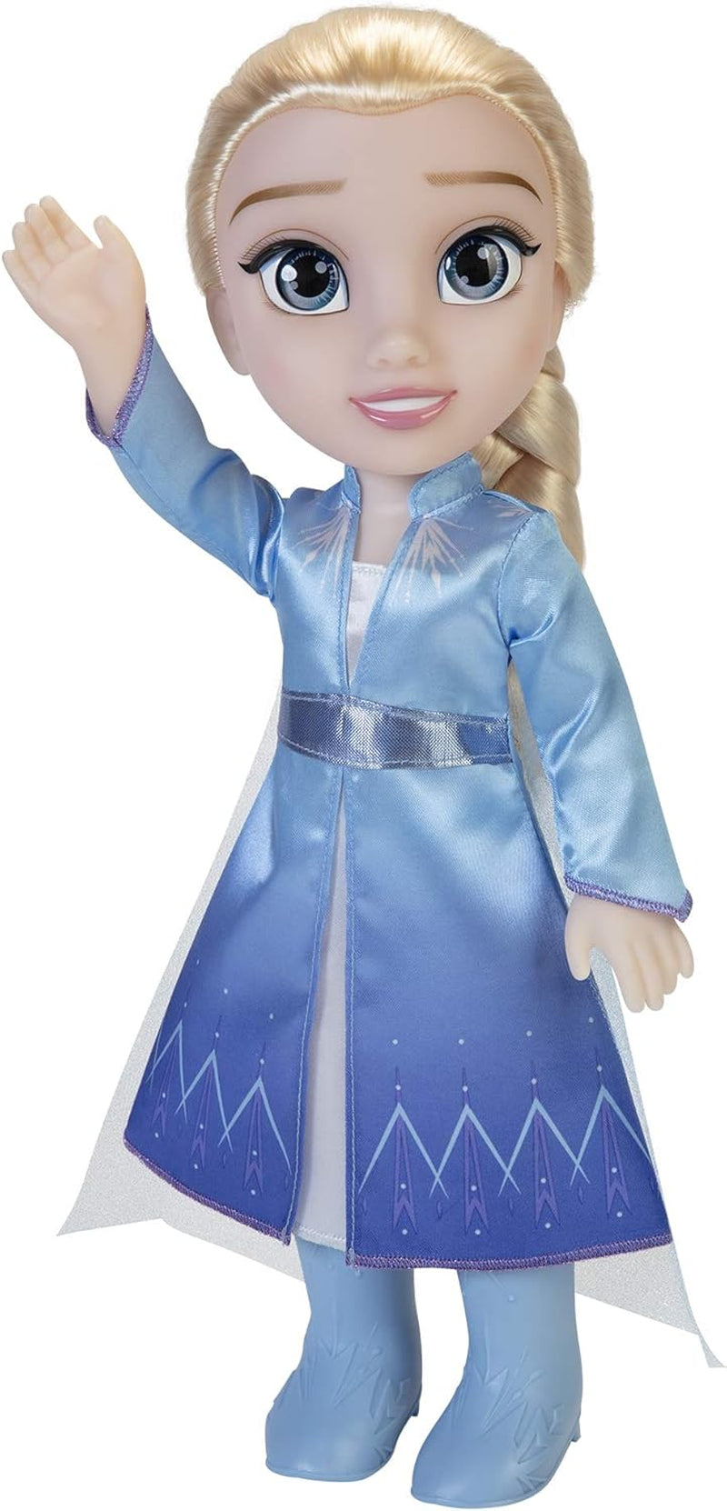 Disney Frozen 2 Elsa Travel Doll, poupée de 35 cm avec une robe inspirée du film culte, des bottes et de longs cheveux tressés pour plus de plaisir de jeu, pour les filles de 3 ans et plus