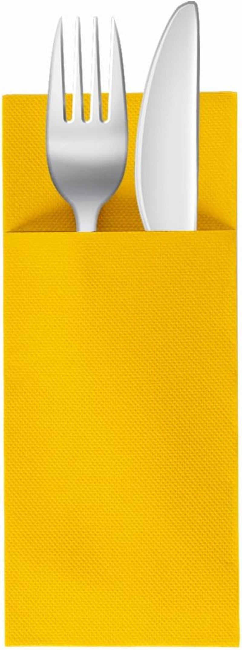 Soft Point 50 șervețele pentru tacâmuri, de înaltă calitate, șervețel de unică folosință, 32X38 Cm, galben