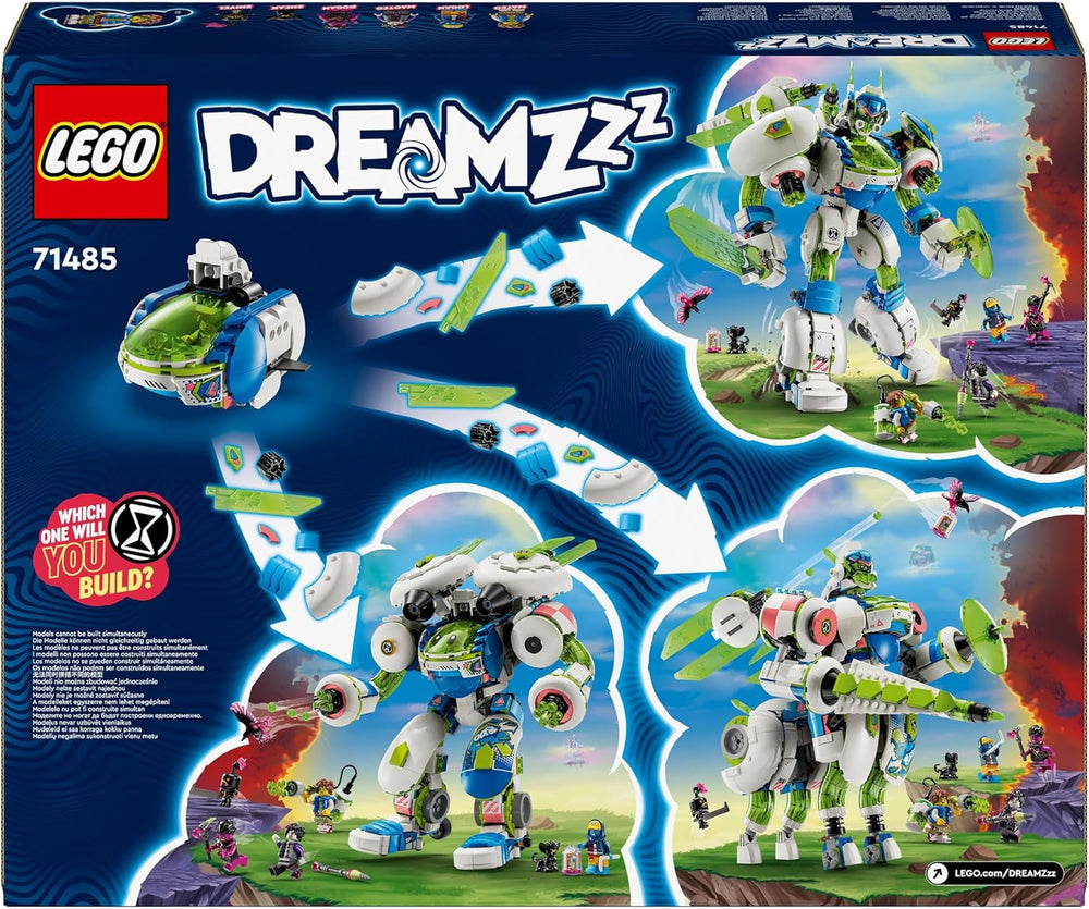 LEGO Dreamzzz 3-en-1 Mateo et Z-Blob The Knight Mech Blocs de construction Ensemble de jeu pour garçons et filles de 10 ans Cadeau pour enfants Ensemble fantastique Jouet d'aventure robot à 3 voies 71485 Jeux de construction Beuche den LEGO-Store