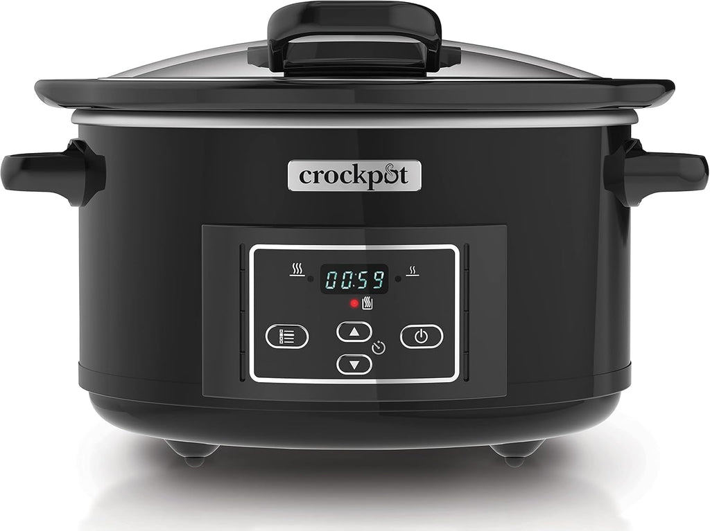 Slow cooker digital Crock-Pot Timeselect, 5.6 litri (7 persoane) Slow Cooker Naty Shop 4.7 litri Digital