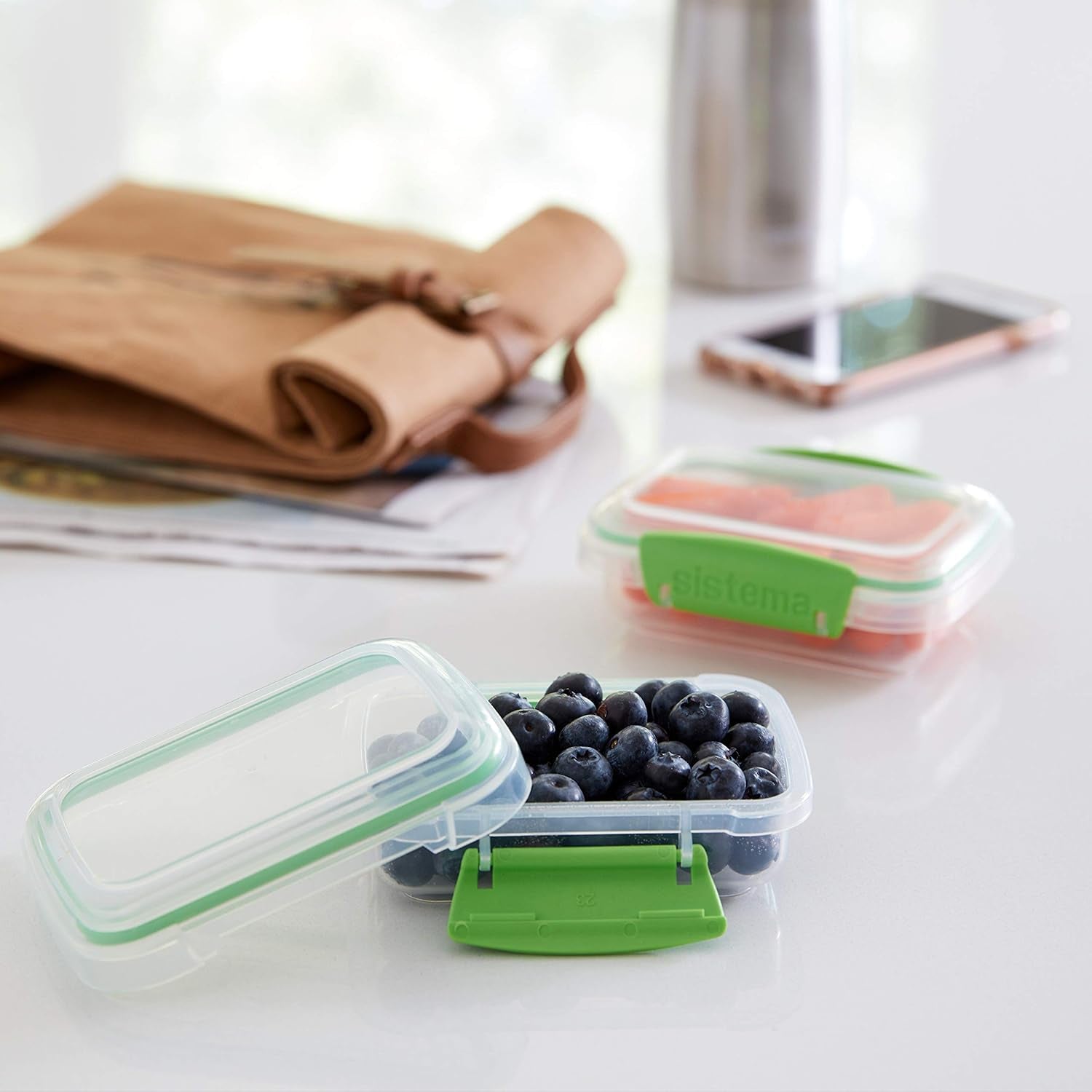 Conteneur de conservation KLIP IT system, pack de 6 boîtes de conservation alimentaire Naty Shop