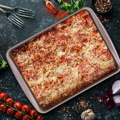 Moule à pâtisserie Relaxdays, antiadhésif, 4 litres, acier au carbone, marron Moules et plaques à pâtisserie Naty Shop